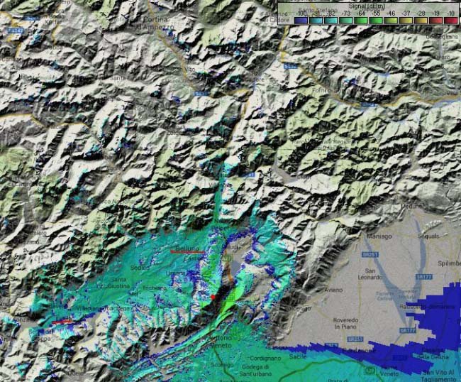 Antenna di radiotelecomunicazione Comel Parma